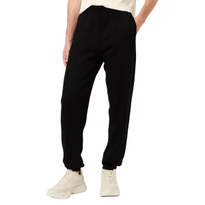 Men’s Casual Trousers Washed Sports High Waist Sweatpants with Oversized Wide Leg Flat Front Pants