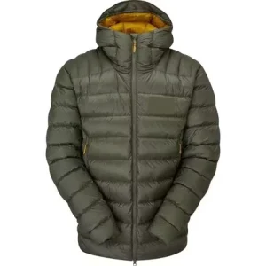Men’s Casual Winter Warmth Hooded Insulated Breathable Zipper Front 90% Down Jacket
