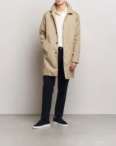 Men’s Clean Fit Minimalist Car Coat Overcoat for Winter Autumn China Factory Manufacturer Custom OEM Support