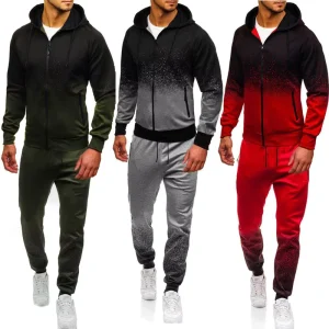 Men’s Clothing Fitness Tracksuits Set Casual Tracksuits for Men Lightweight Good Quality Fitness Wear Tracksuits