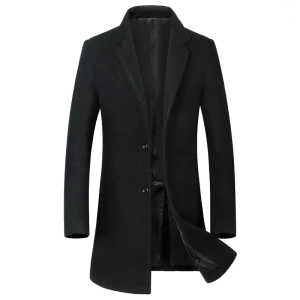 Men’s Coat Mens Overcoat Winter Men’s Trench Coat Long Trench Coats