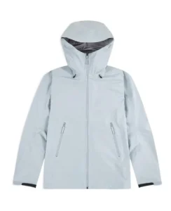 Men’s Coated Waterproof Hard Shell Hooded Jacket Zipper Windbreak Outdoor Sports Gear for Mountain Running Hiking Skiing OEM ODM