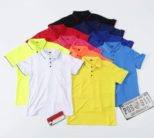 Men’s Colored Business Polo Shirts Can Be Designed with Advertising Patterns
