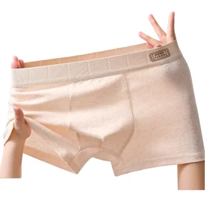 Men’s Comfortable Boxers Underwear Soft Breathable Cotton Underwear for Men