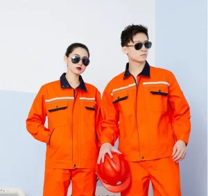 Men’s Comfortable Pure Cotton Long Sleeves WorkWear Suits Spring Autumn Safety Working Clothing for Workers Safety
