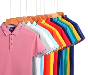 Men’s Cotton Embroidery Logo Polo Shirts Custom Short Sleeve Golf T shirts Plain Polo T shirts