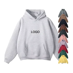 Men’s Cotton Heavyweight Hoodie Unisex Oversized Pullover Custom Logo Blank Sweatshirt