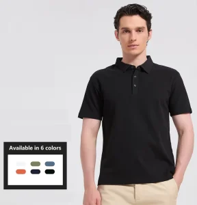 Men’s Cotton Polo Shirts Casual & Golf Polo T-shirts High Quality Custom Logo Embroidered Plain Polo Shirts