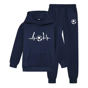 Men’s Cotton Tracksuit Eco Friendly Anti Wrinkle Breathable Customizable Hooded Suit