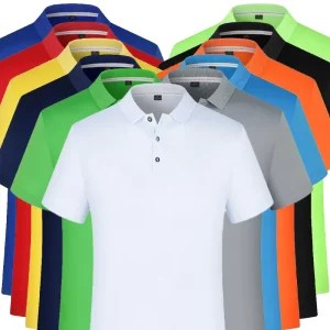 Mens Custom Polo Shirts Apparel Manufacturers Quick Dry Printed Sports Casual Customized Polyester Polo Shirt