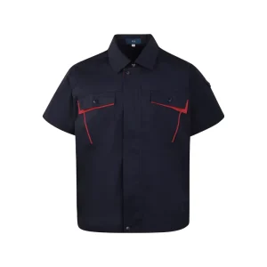 Men’s Custom Polyester Work Shirts Safety Workwear Uniforms Technician Work Shirt