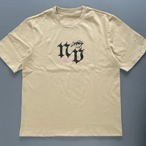Men’s Custom Pure Cotton Slim Fit Short Sleeved DTG Embroidered Pattern Fashionable Street T shirt