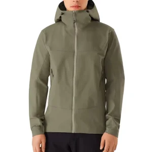 Men’s Custom Rain Jacket Waterproof Windproof Breathable Print Pattern Zipper for Outdoor HikingWindbreaker