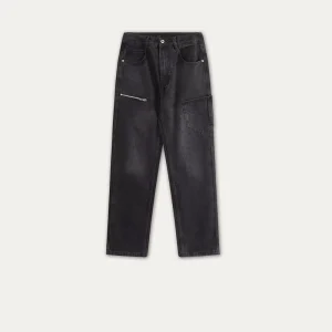 Men’s Custom Straight Formal Denim Jeans Breathable Eco-Friendly