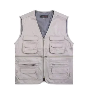 Men’s Custom Vests Outdoors Travel Sports Multi Pockets Work Fishing Photographer Vest