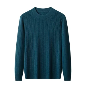 Men’s Customizable Autumn Anti-Shrink Wool Coats and Sweaters Computerized Flat Knitting Standard Front Knitwear