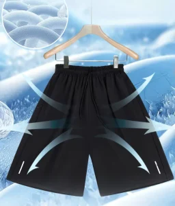 Men’s Customizable Logo Gym Activewear Fitness Training Quick-Drying Sports Shorts Solid Elastic Waist Sweatpants Pockets