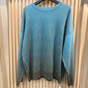 Men’s Deep Blue Breathable Knitwear Sweater Casual Business for Winter Season