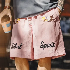 Mens Embroidered Casual Shorts Beach Summer Short Pants De Hombre Product