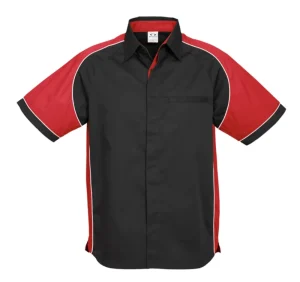 Men’s Enhanced Visibility Industrial Work Shirt Reflective Short Long Sleeve HIGH Visibility