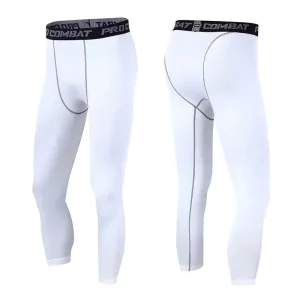 Men’s Fitness Clothing Sportswear Black Fitness Tights Quick-drying Function