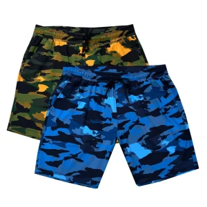 Men’s Floral Printed Quick Dry Board Shorts Casual Style Swim Trunks Beachwear Swimwear Swimsuits