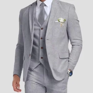 Men’s Formal Suit 3 Pieces Factory Custom Set for Wedding Working