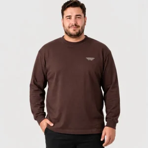 Men’s Graphic Crew Neck T Shirt Sweatshirt Long Sleeve Pullover Casual Big and Tall Plus Size Relaxed Fit Drop Shoulder 6XL 7XL