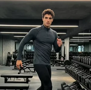 Men’s Gym Activewear Lightweight Knitted Polyester Workout Clothes Plus Size Fitness Tank Top Cap Sleeve Fitted