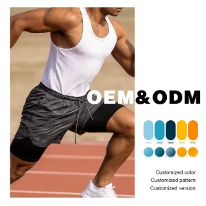 Men’s Gym Shorts Quick Dry Athletic Running Fitness Workout Shorts Basketball MMA Training Activewear