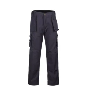Men’s Heavy Duty Breathable Cotton Work Clothes Printed Logo Cut Resistant Workwear Uniform Pants