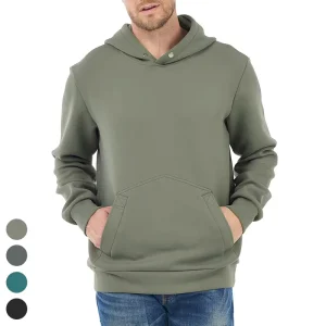 Men’s Heavyweight Oversize Hoodies Sweatshirts Pocket Custom Logo Breathable Streetwear Yoga Solid