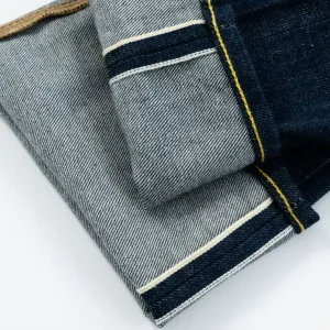 Men’s Heavyweight Vintage Red Selvedged Raw Denim Jeans 100% Cotton Washable Button Winter Spring