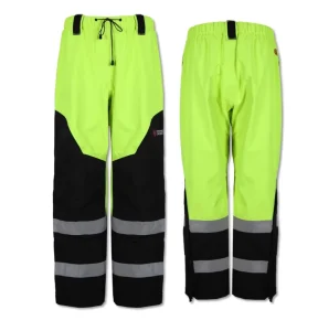 Men’s Hi Vis Workwear Pants Reflective Waterproof Polyester Industrial Construction Safety Trousers CE Certified Anti Static