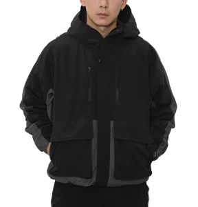 Men’s High Mount Technical Athletic Hiking Jackets Winter Waterproof Coat with Letter Pattern Sports Outdoor Clothing New Jacket