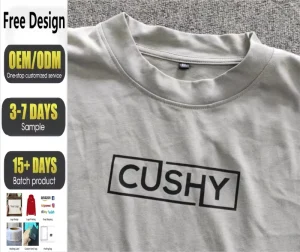 Men’s High Quality OEM Screen Print T Shirt Custom Logo Breathable Eco Friendly Woven Cotton Loose Fit Oversized T Shirt