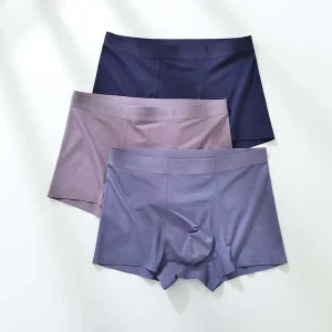 Men’s High Rise Pure Cotton Boxer Underwear Sweat Absorbent Comfortable Breathable Quick Drying Durable Traceless Briefs
