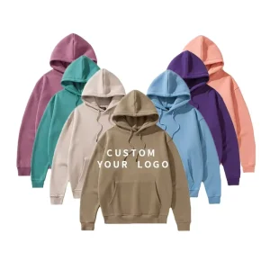 Men’s Hoodies Streetwear Heavyweight Cotton Pullover Oversize Straight Shoulder Hooded Sweatshirts Personalised