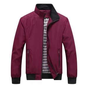 Men’s Jacket Spring and Autumn Casual Korean Zipper Jacket