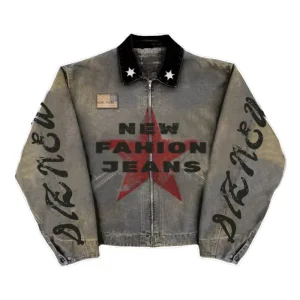 Men’s Jean Jacket American Streetwear Winter Jacket