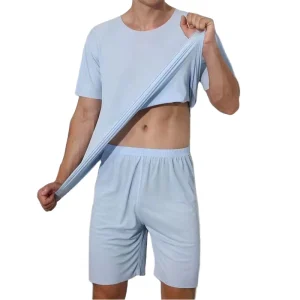 Men’s Knitted 100% Polyester Muscle Solid Sports Gym Fitness Running Quick Dry Breathable Anti-Pilling 180g T-Shirt