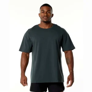 Men’s Knitted Slim Fit Tshirt Casual Solid Jersey Silk Screen Printed Shirts Blank 180 Grams 100% Cotton T Shirts