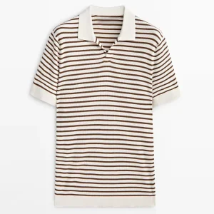 Men’s Knitted Sweater Custom Clothing Manufacturer Men’s Polo Shirt Short Sleeve Knitted T Shirt Sweater Cotton Knitwear