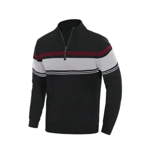 Men’s Knitted Sweater Knitted Zipper 100% Cotton Men’s Knitted Fashion Knitted Cardigan Men’s Sweater