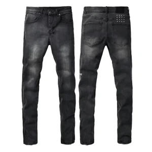 Men’s Ksubiy Vintage Y2K Hip Hop Straight Ripped Denim Jeans Streetwear