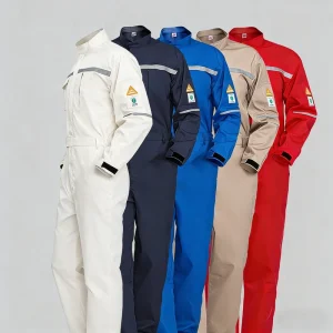 Men’s Labor Insurance Workwear Coveralls Spring Autumn Anti Static Breathable Anti Acid Anti Alkali Reflective Work