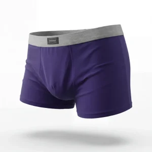 Men’s Lenzing Modal Boxer Briefs With Contrast Band Full Coverage Sexy Fit Comfortable Color Pop Underwear