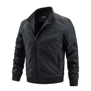 Men’s Lightweight Quilted Stand Collar Winter Coat Plus Size Casual Trench Coat Korean Style Trendy Export Clothing