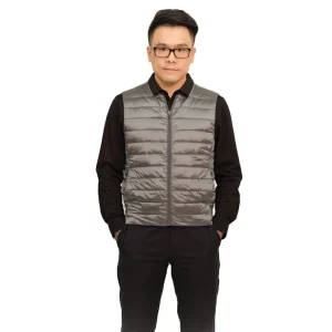 Men’s Lightweight Vest Sleeveless Jacket Fashion Down Jacket