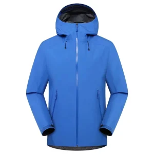 Men’s Lightweight Waterproof Hard Shell Jacket for Hiking Travel Polyester Material Outdoor Single layer Hardshell for Adults